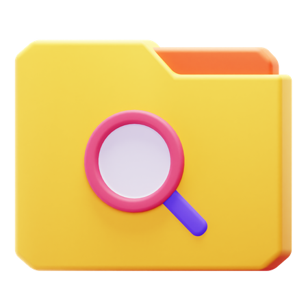 Scan Folder  3D Icon