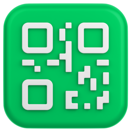 Scan Qr Code  3D Icon