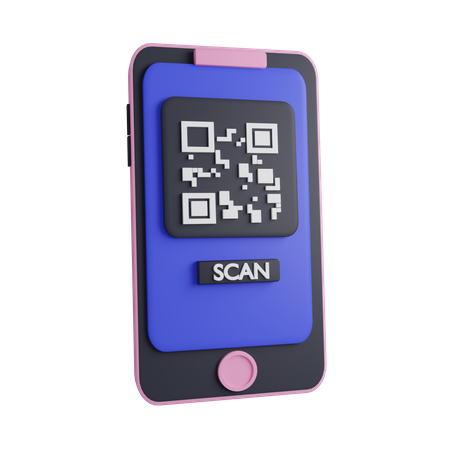 Scan Qr Code  3D Icon