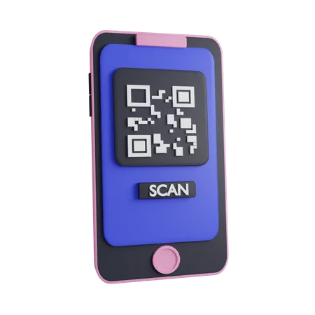 Scan Qr Code  3D Icon