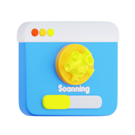 Design der Scan-Schnittstelle  3D Icon
