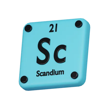 Scandium  3D Icon