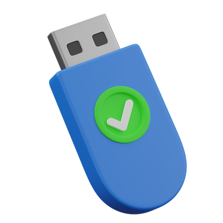 Scaned usb  3D Icon