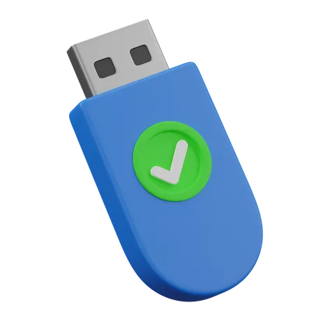 Scaned usb  3D Icon