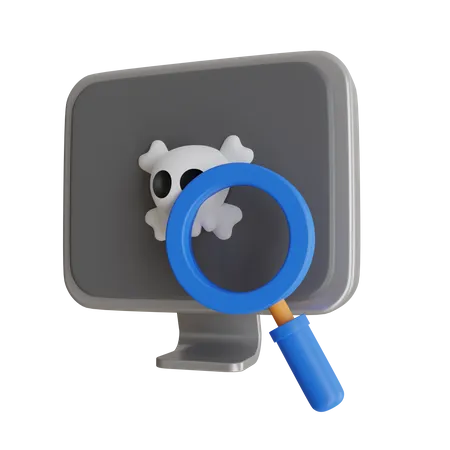 Virenscanner  3D Icon