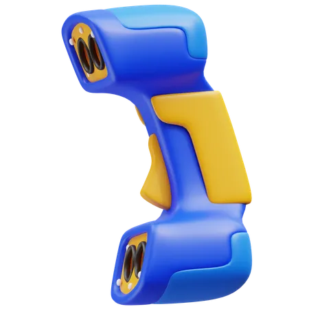 Scanner 3D  3D Icon