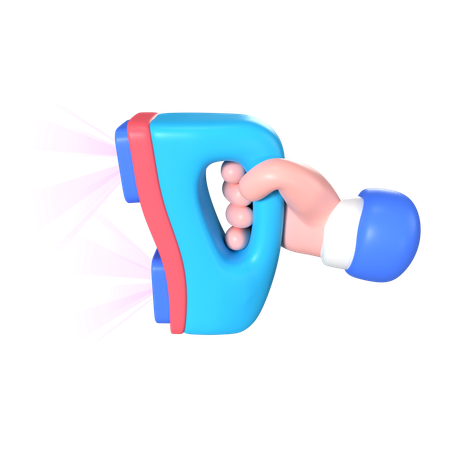 Scanner 3D  3D Icon
