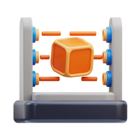 Scanner 3D  3D Icon