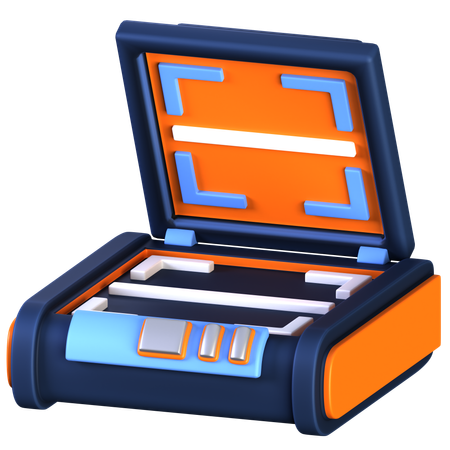 Scanner  3D Icon