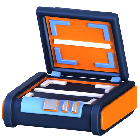 Scanner  3D Icon