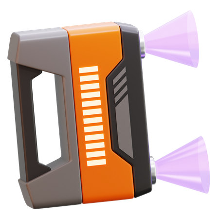 Scanner  3D Icon