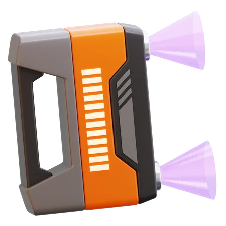 Scanner  3D Icon