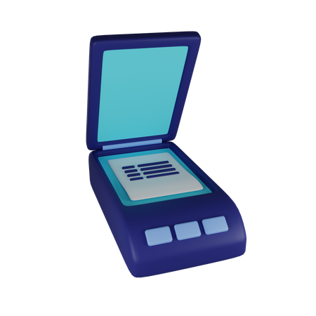 Scanner  3D Icon