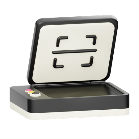 Scanner  3D Icon