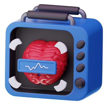 Scanner cérébral  3D Icon