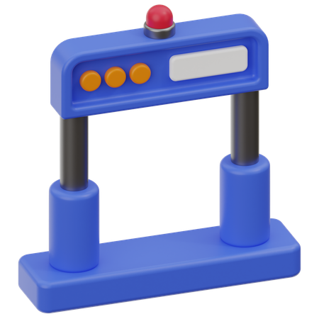 Scanner corporal  3D Icon