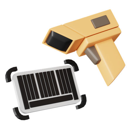 Scanner de codes-barres  3D Icon