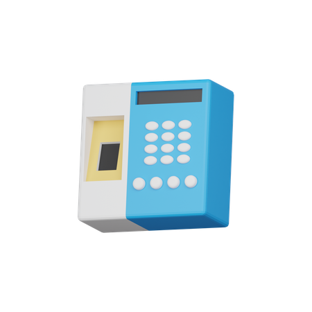 Scanner de dedo  3D Icon