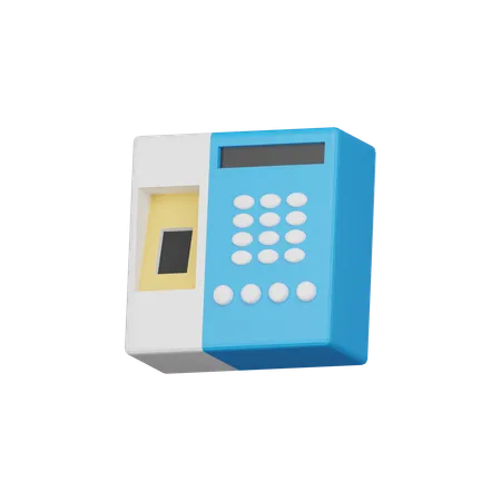 Scanner de dedo  3D Icon