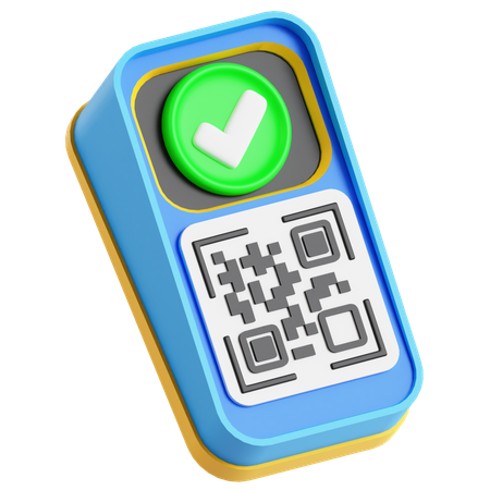 Scanner de paiement par code-barres  3D Icon