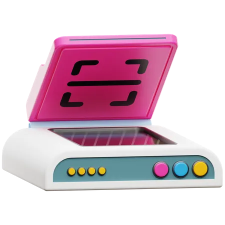 Scanner Machine  3D Icon