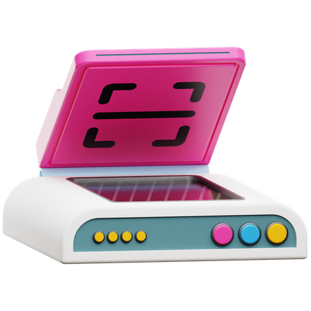 Scanner Machine  3D Icon