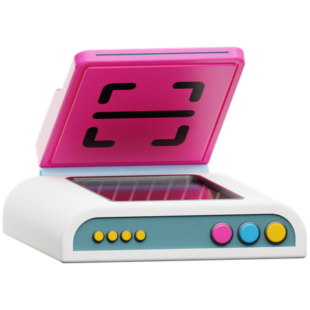 Scanner-Maschine  3D Icon
