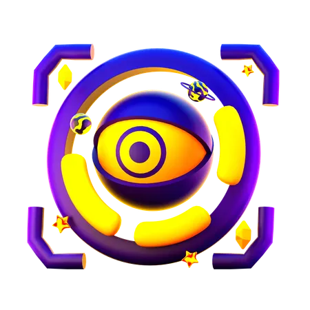 Scanner oculaire  3D Icon