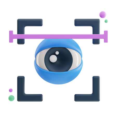 Scanner oculaire  3D Icon