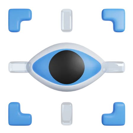 Scanner oculaire  3D Icon
