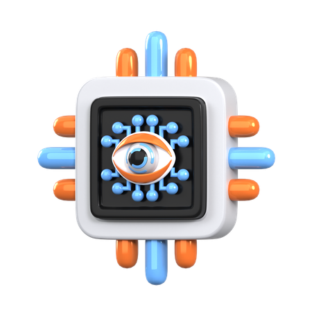 Scanner ocular  3D Icon