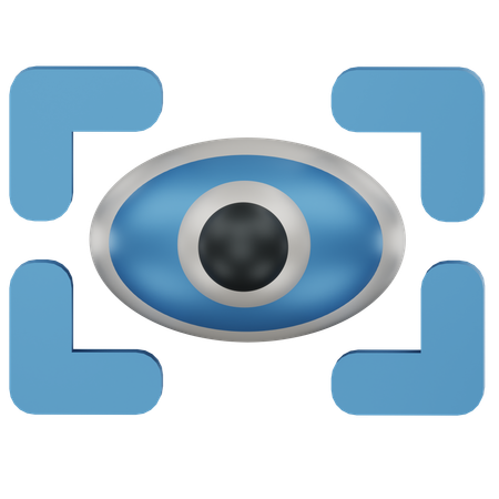Scanner ocular  3D Icon