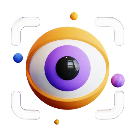 Scanner ocular  3D Icon