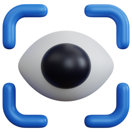 Scanner ocular  3D Icon