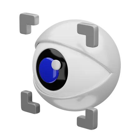 Scanner ocular  3D Icon