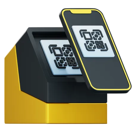 Scanner le code QR  3D Icon