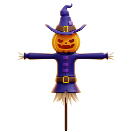 Scarecrow  3D Icon