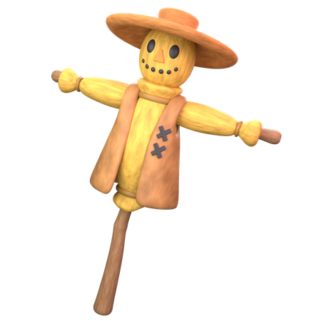 Scarecrow  3D Icon