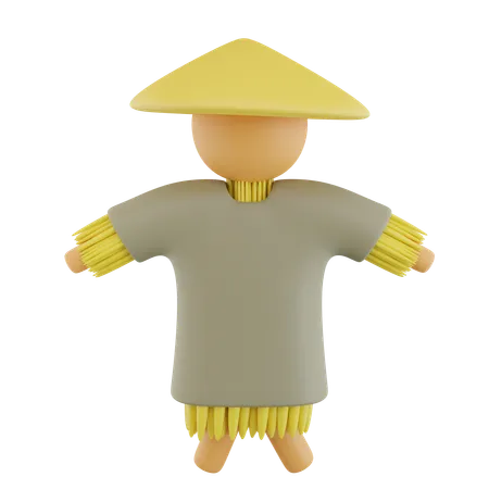 Scarecrow  3D Icon