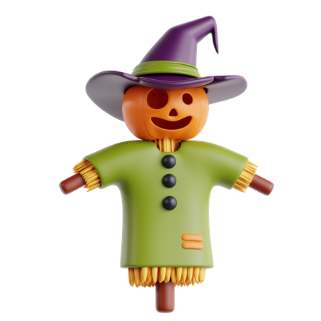 Scarecrow  3D Icon