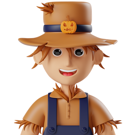 Scarecrow  3D Icon