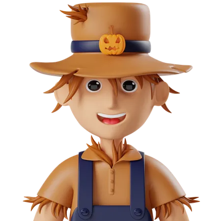 Scarecrow  3D Icon