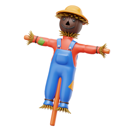 Scarecrow  3D Icon