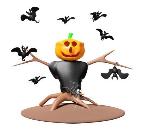 Scarecrow  3D Icon