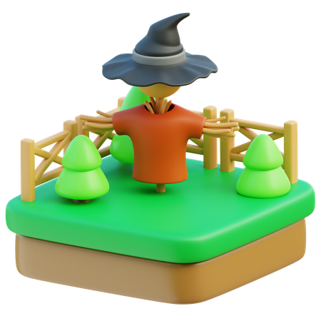 Scarecrow  3D Icon