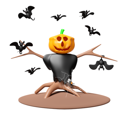 Scarecrow  3D Icon