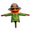3ds of scary scarecrow