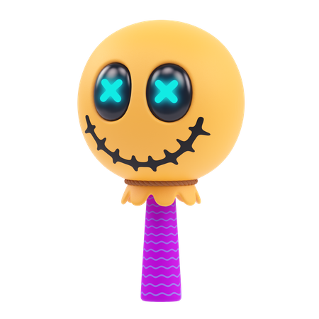 Scarecrow Lollipop  3D Icon