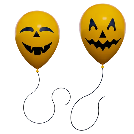 Scary Balloon  3D Icon