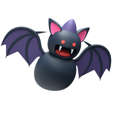 Scary Bat  3D Icon